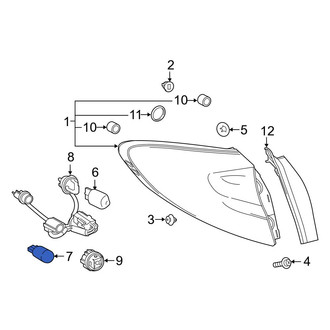 Toyota OE - Rear Side Marker Light Bulb