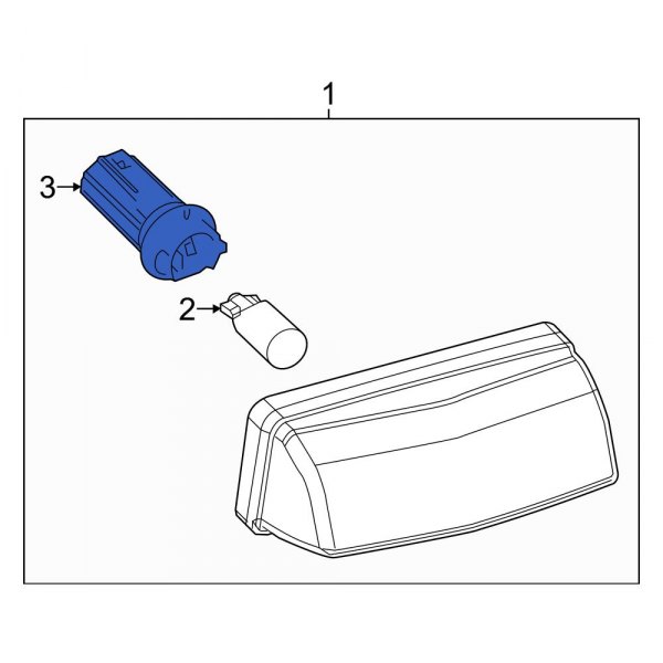 License Plate Light Socket