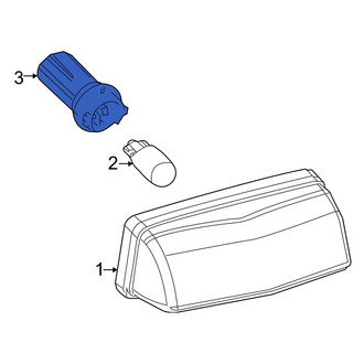 Toyota OE - Rear License Plate Light Socket