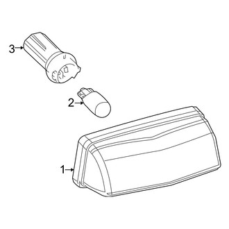 Toyota OE - Rear Lamps - License Lamps (Japan Built)