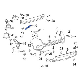 Toyota OE - Front Left Bumper Guide