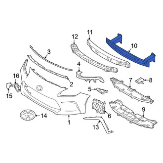 Toyota OE - Front Bumper Impact Bar
