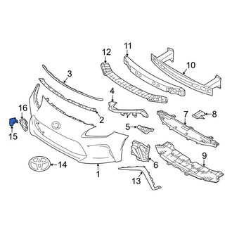 Toyota OE - Front Tow Eye Cap