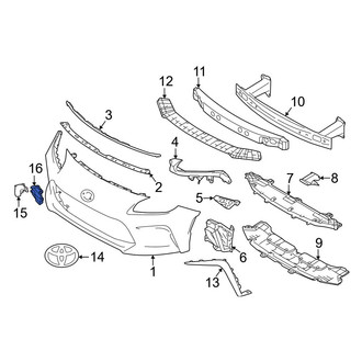 Toyota OE - Front Tow Eye Cap