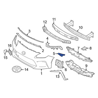 Toyota OE - Front Left Bumper Cover Bracket