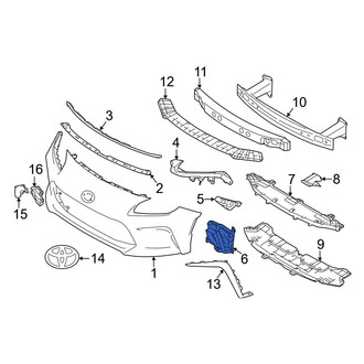 Toyota OE - Front Left Brake Air Duct
