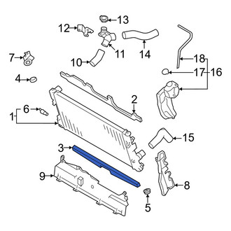 Toyota OE - Lower Radiator Air Seal