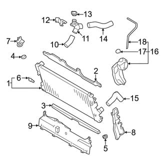 Toyota OE - Cooling - Radiator & Components