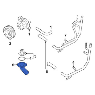 Toyota OE - Engine Coolant Thermostat Housing