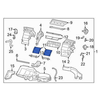 Toyota OE - HVAC Mode Door
