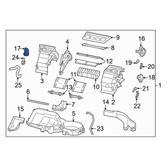 Toyota OE - HVAC Air Inlet Door Actuator