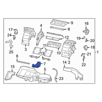 Toyota OE - Lower HVAC Unit Case Cover
