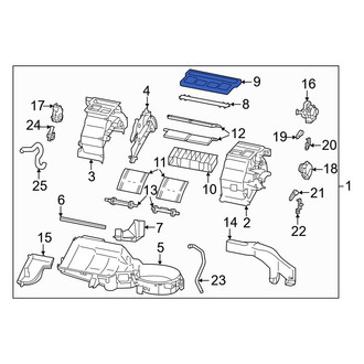 Toyota OE - HVAC Case Seal