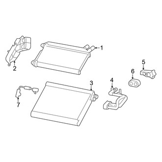 Toyota OE - Air Conditioner & Heater - Evaporator & Heater Components (Cores & Components)