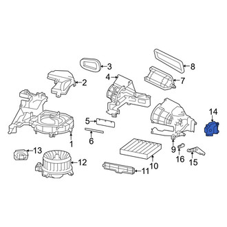 Toyota OE - HVAC Air Adjustment Control Motor