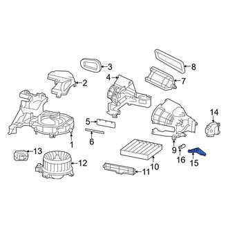 Toyota OE - HVAC Recirculation Door Actuator Lever