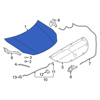 Toyota OE - Front Hood Panel