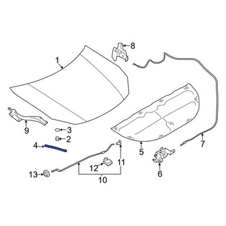 Toyota OE - Front Hood Seal
