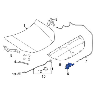 Toyota OE - Front Hood Latch