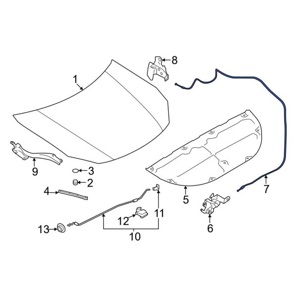 Hood Release Cable