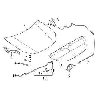 Toyota OE - Hood & Components