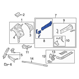 Toyota OE - Front Left Outer Frame Side Member