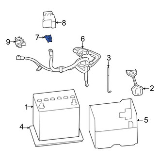 Toyota OE - Battery Cable Terminal End