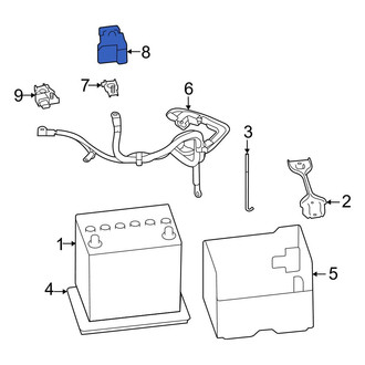 Toyota OE - Battery Terminal Cover