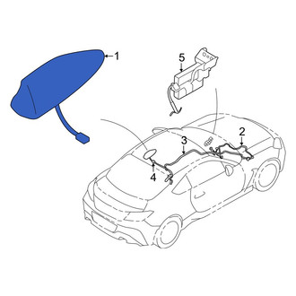 Toyota OE - Radio Antenna Assembly