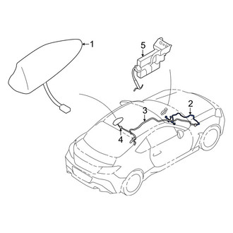Toyota OE - Front Antenna Cable