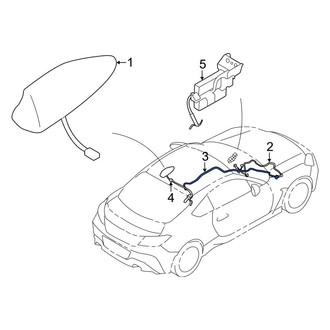 Toyota OE - Center Antenna Cable