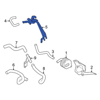 Toyota OE - Automatic Transmission Oil Cooler Tube