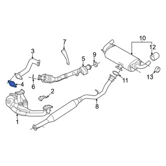 Toyota OE - Rear Catalytic Converter Gasket