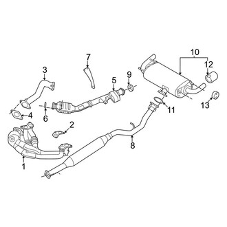 Toyota OE - Exhaust System - Exhaust Components