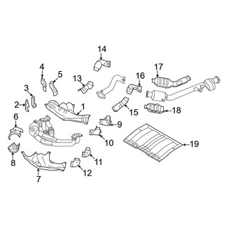 Toyota OE - Exhaust System - Heat Shields
