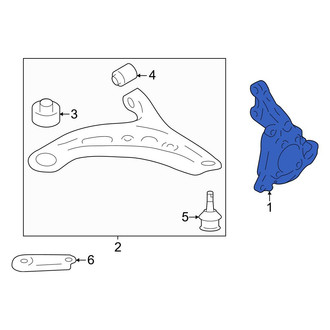 Toyota OE - Front Left Steering Knuckle