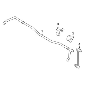 Toyota OE - Front Suspension - Stabilizer Bar & Components