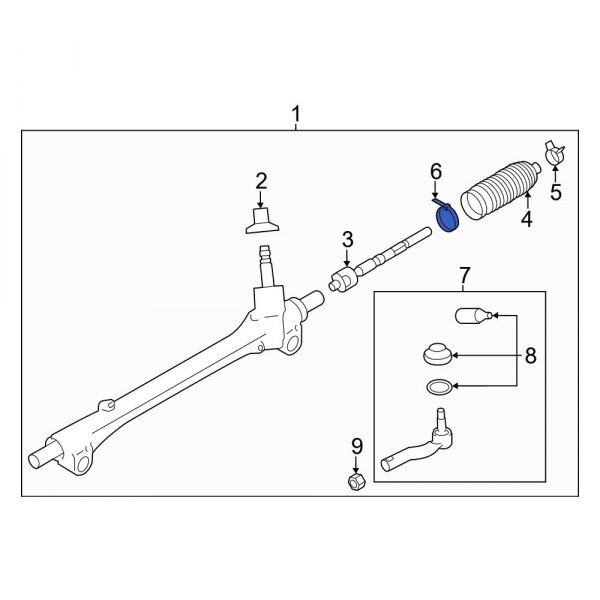 Rack and Pinion Bellows Clamp