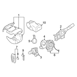 Toyota OE - Steering Column - Shroud, Switches & Levers