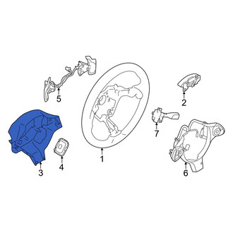 Toyota OE - Rear Steering Wheel Back Cover