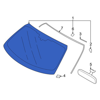 Toyota OE - Front Windshield