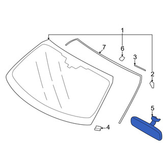 Toyota OE - Front Interior Rear View Mirror