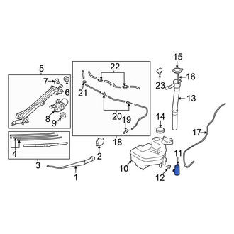 Toyota OE - Windshield Washer Pump