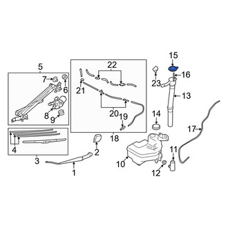 Toyota OE - Front Washer Fluid Reservoir Cap