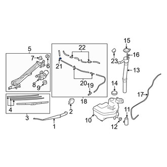 Toyota OE - Front Windshield Washer Check Valve