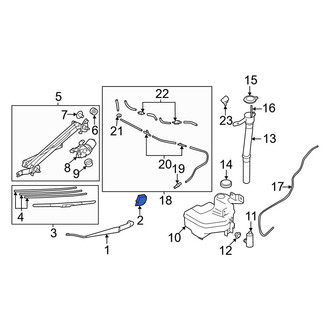 Toyota OE - Wiper Arm Cap