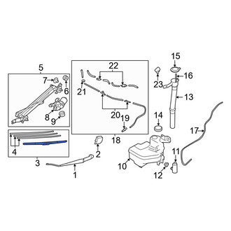Toyota OE - Left Wiper Blade