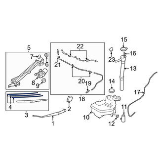 Toyota OE - Left Wiper Blade Refill