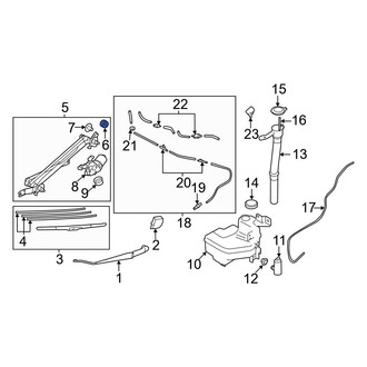 Toyota OE - Left Wiper Linkage Grommet