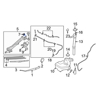 Toyota OE - Left Wiper Linkage Sleeve